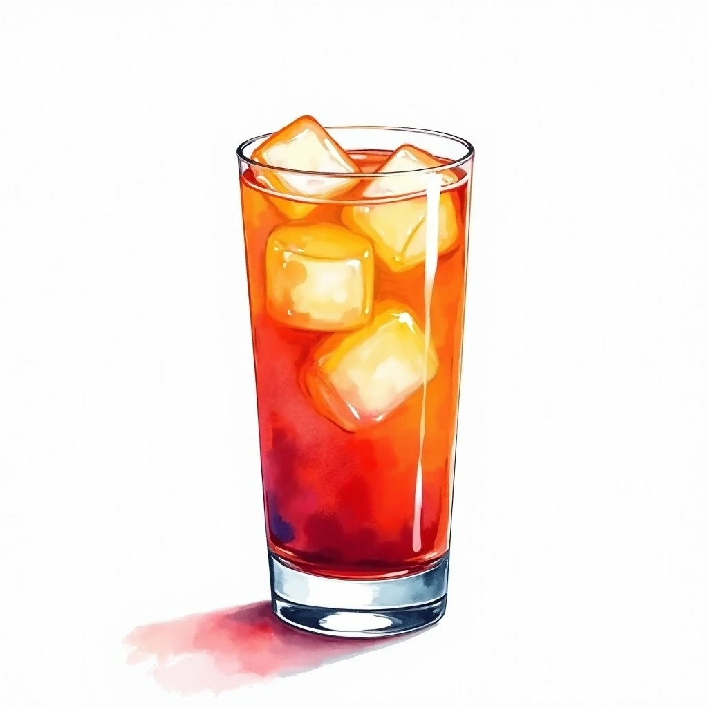 AT&T cocktail in a highball glass — made with Absolut Vodka, Gin, and Tonic water