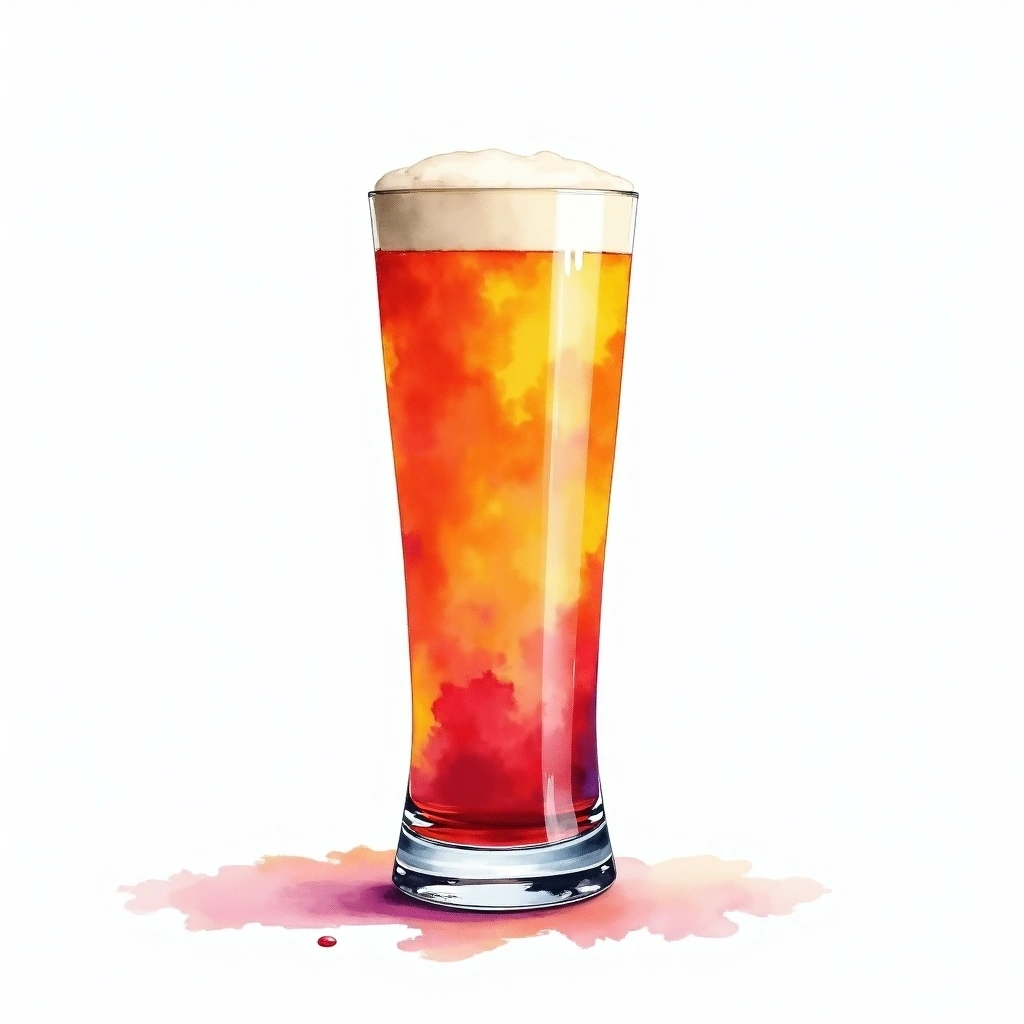 Buccaneer cocktail in a beer pilsner — made with Corona and Bacardi Limon