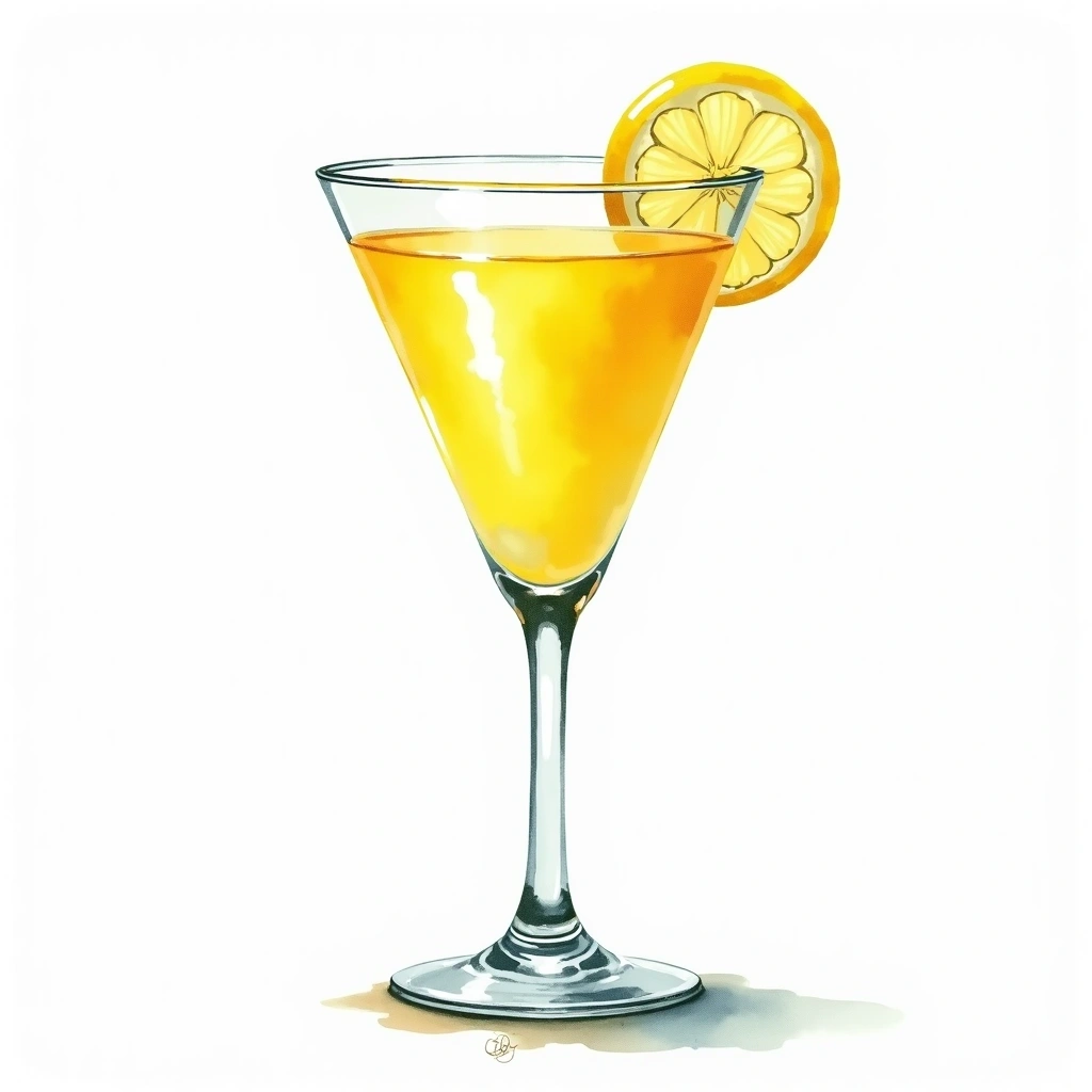 Casino cocktail in a cocktail glass — made with Gin, maraschino liqueur, and Lemon Juice