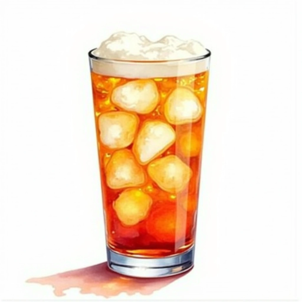 Diesel cocktail in a pint glass — made with Lager, Cider, and Blackcurrant cordial