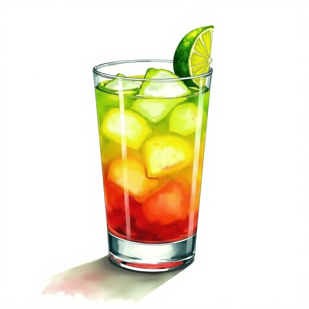 Duchamp's Punch cocktail in a old-fashioned glass — made with Pisco, Lime juice, and Pineapple Syrup