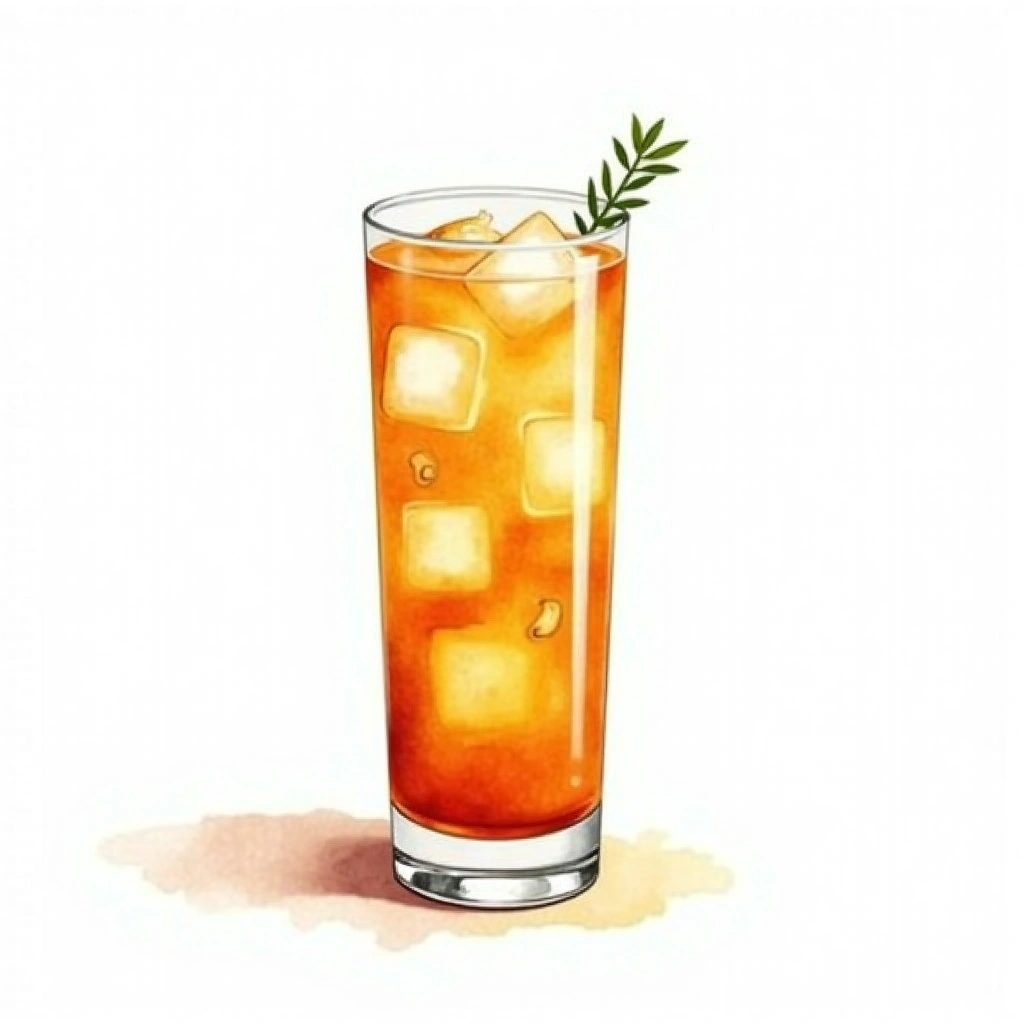 Figgy Thyme cocktail in a highball glass — made with Vodka, Honey, and Figs
