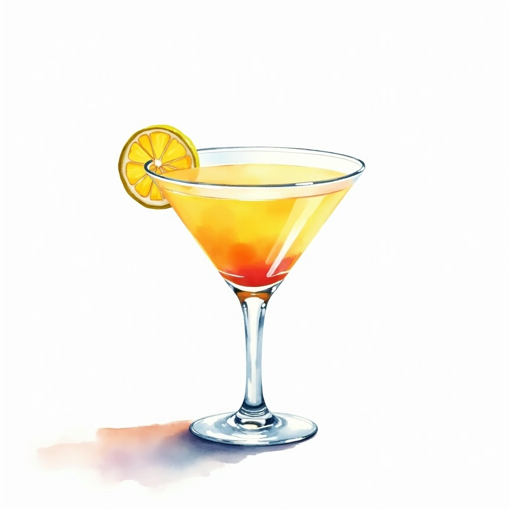 Frosé cocktail in a cocktail glass — made with Rose, Sugar, and Strawberries