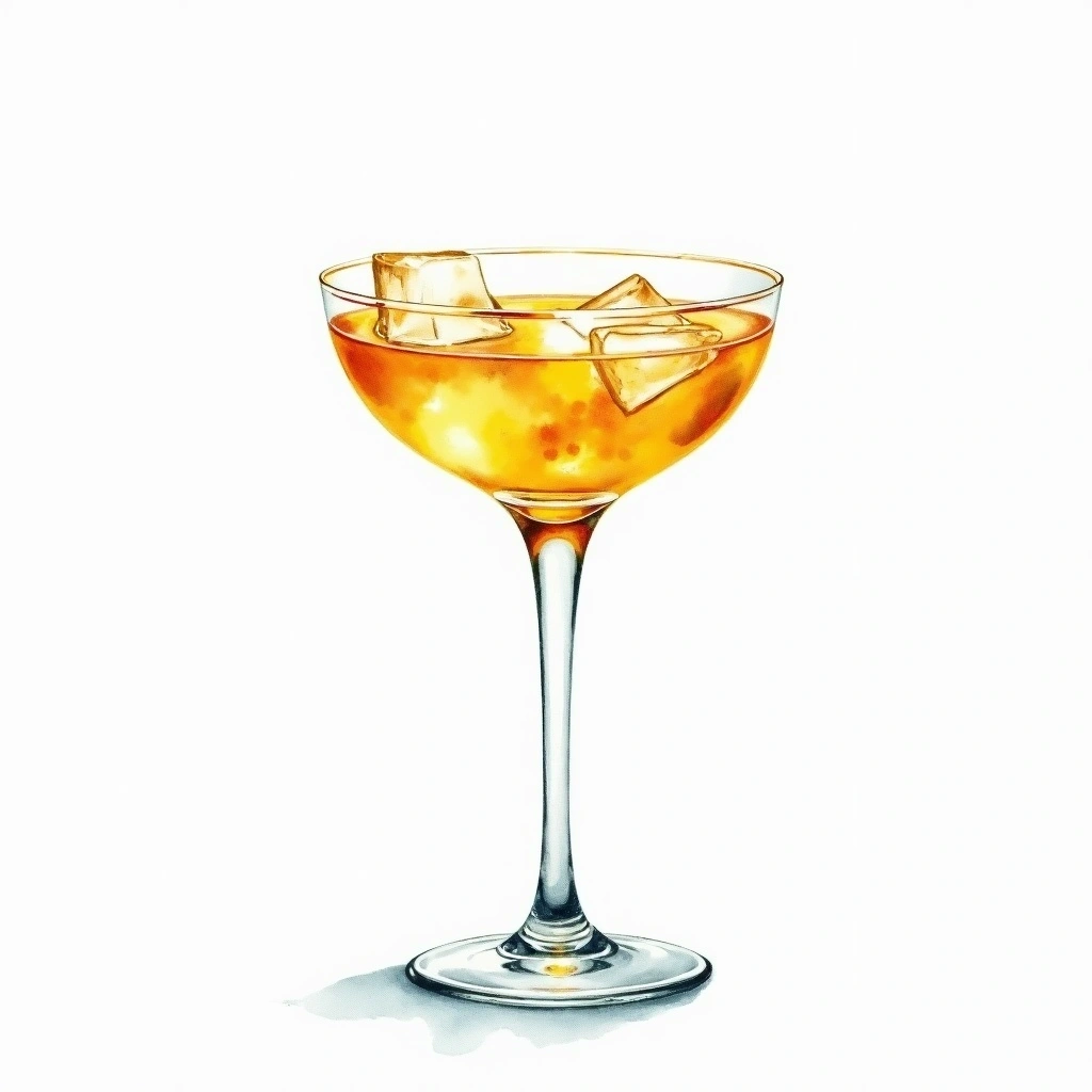 GG cocktail in a collins glass — made with Galliano, Ginger ale, and Ice