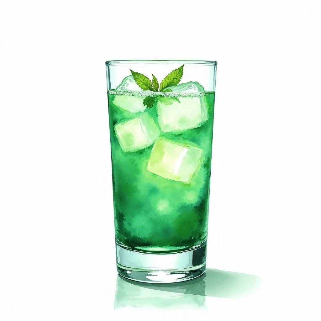 Gin Smash cocktail in a old-fashioned glass — made with Gin, Carbonated Water, and Sugar