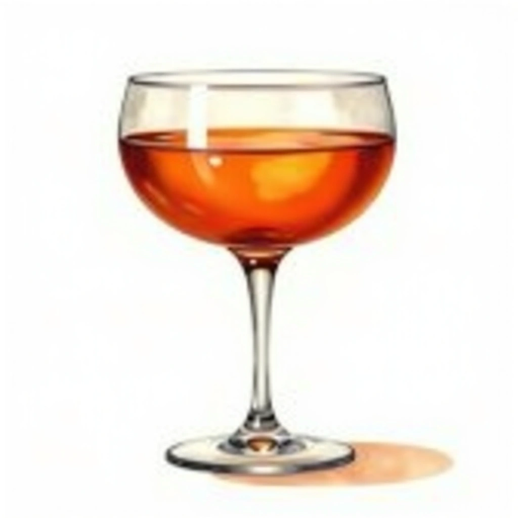 Kentucky B And B cocktail in a brandy snifter — made with Bourbon and Benedictine