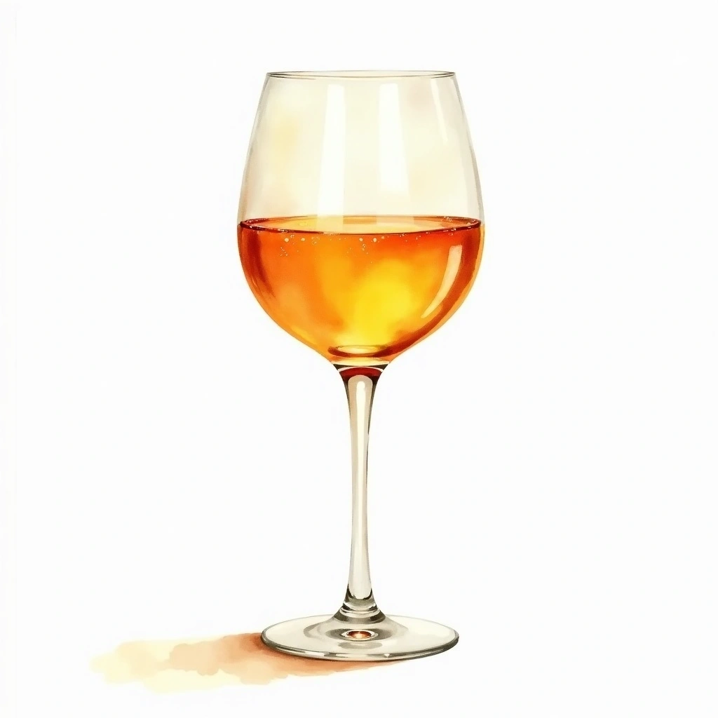 Kir cocktail in a wine glass — made with Creme De Cassis and Champagne