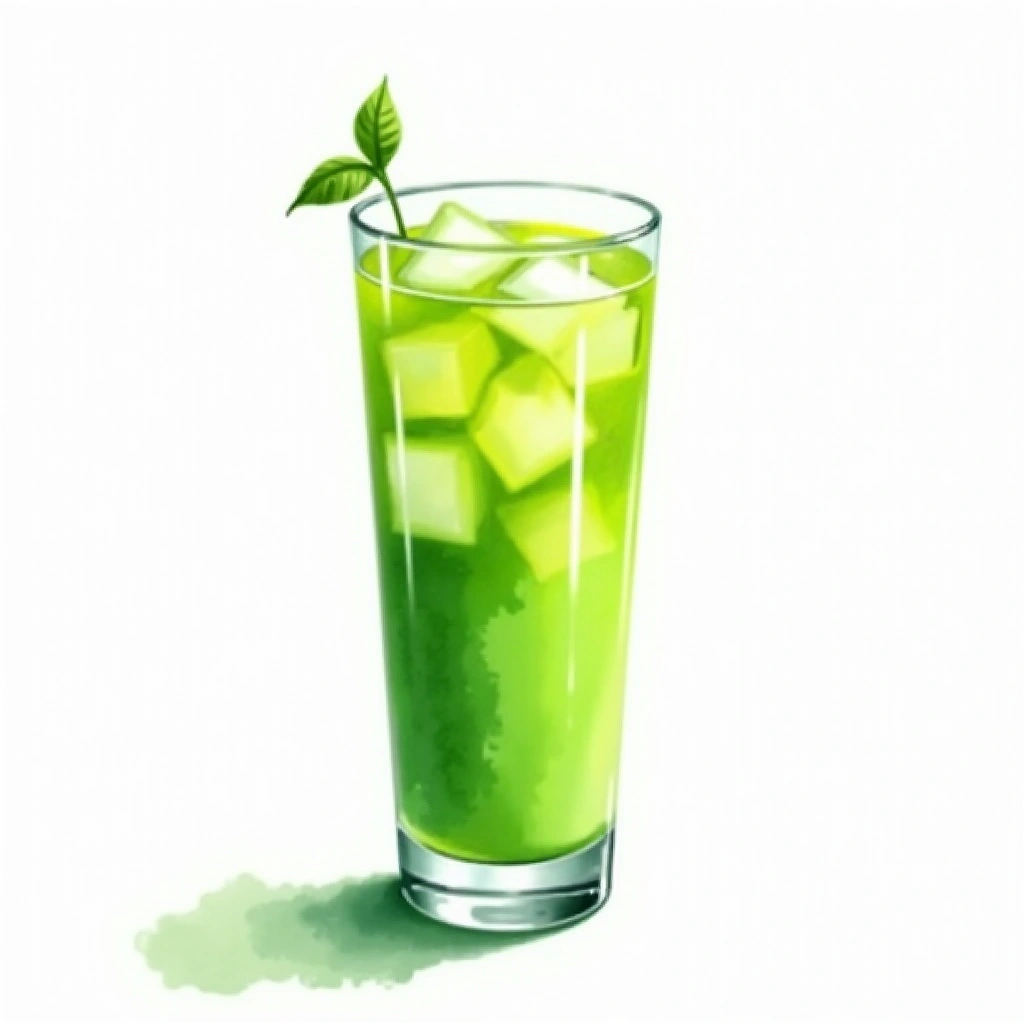 Lassi Raita cocktail in a highball glass — made with Yoghurt, Ice, and Sugar