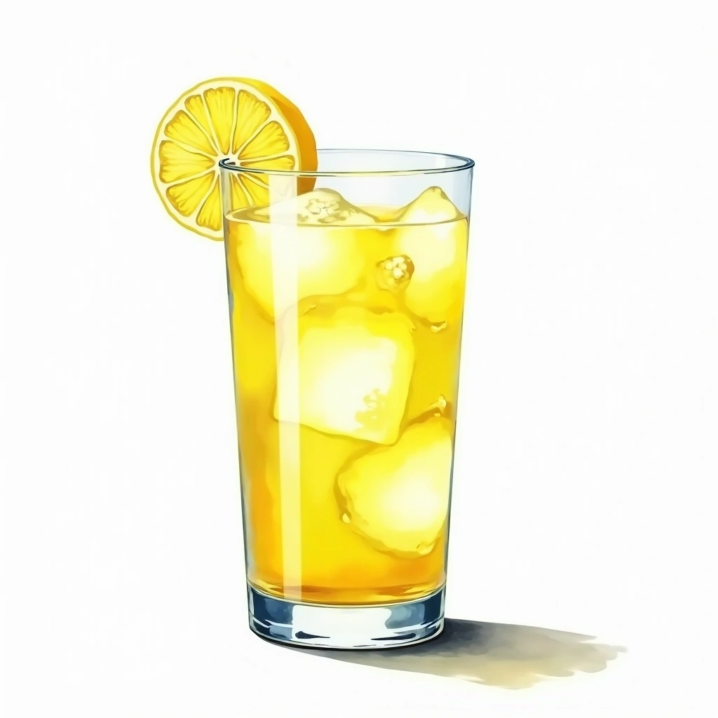 Lemon Elderflower Spritzer cocktail in a highball glass — made with Elderflower cordial, Vodka, and Soda Water