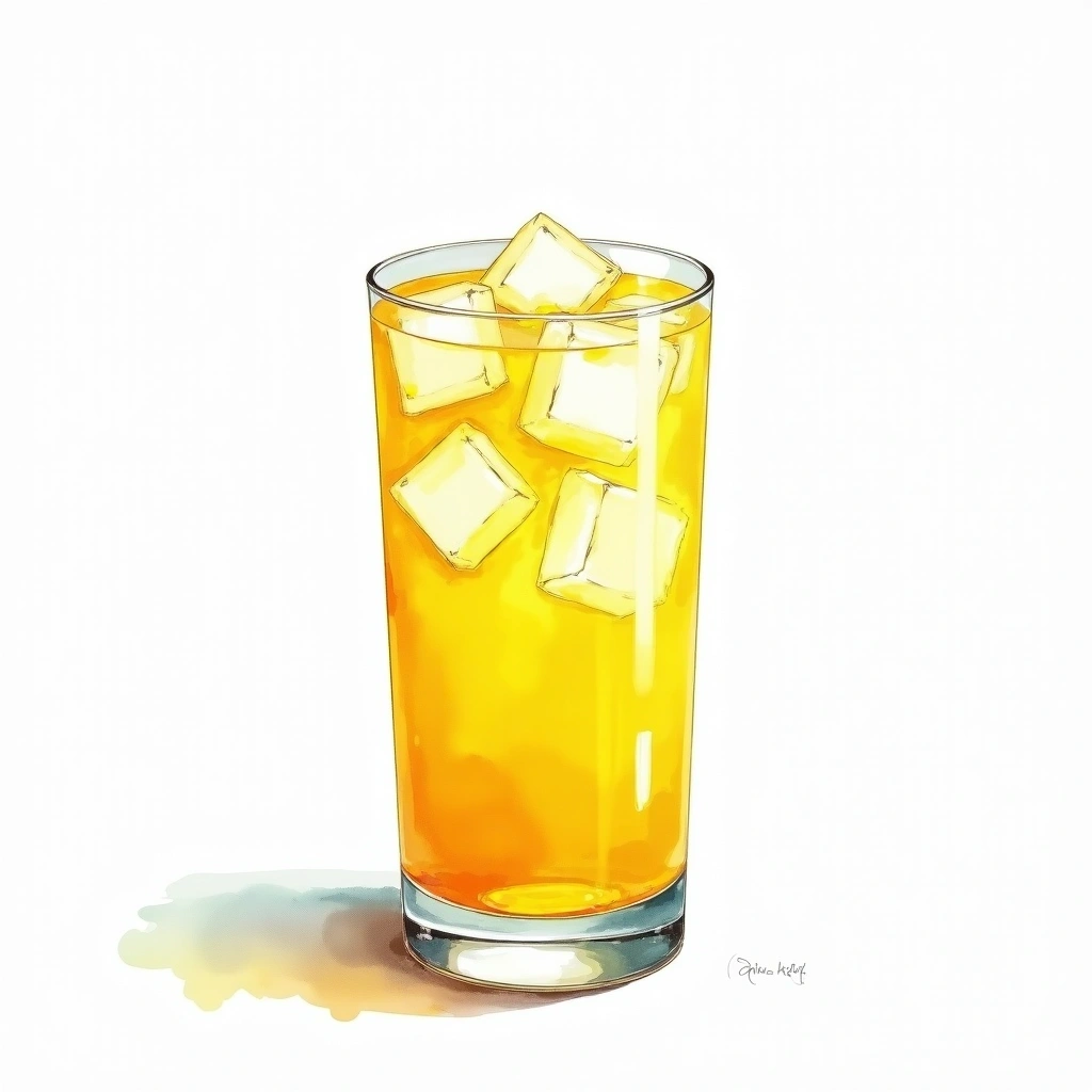 Lemouroudji cocktail in a highball glass — made with Ginger, Water, and Lemon