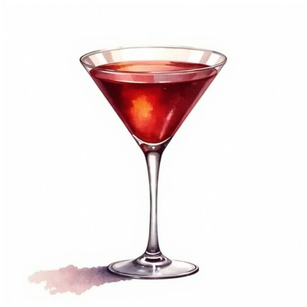 Lone Tree Cocktail cocktail in a cocktail glass — made with Sweet Vermouth and Gin