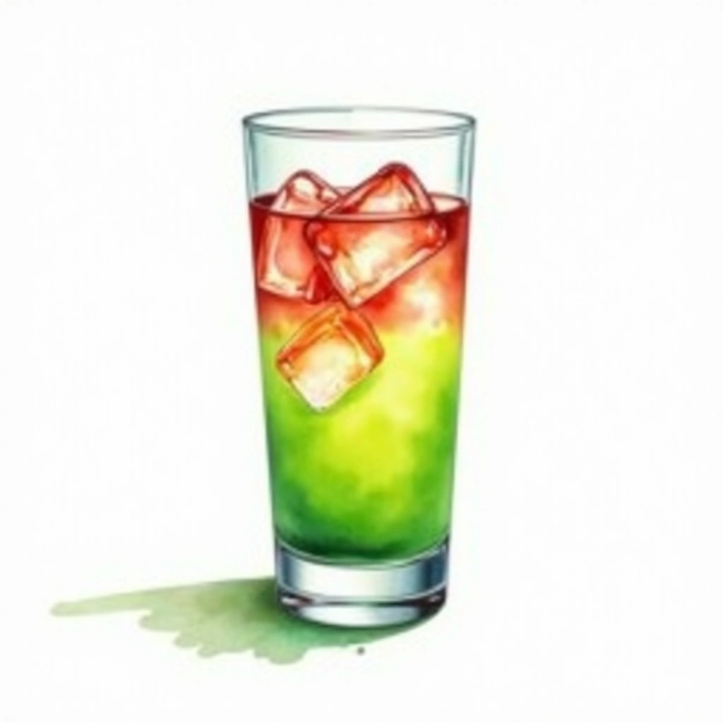 Long vodka cocktail in a highball glass — made with Vodka, Lime, and Angostura Bitters