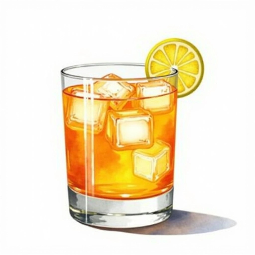 New York Sour cocktail in a whiskey sour glass — made with Blended Whiskey, Lemon, and Sugar