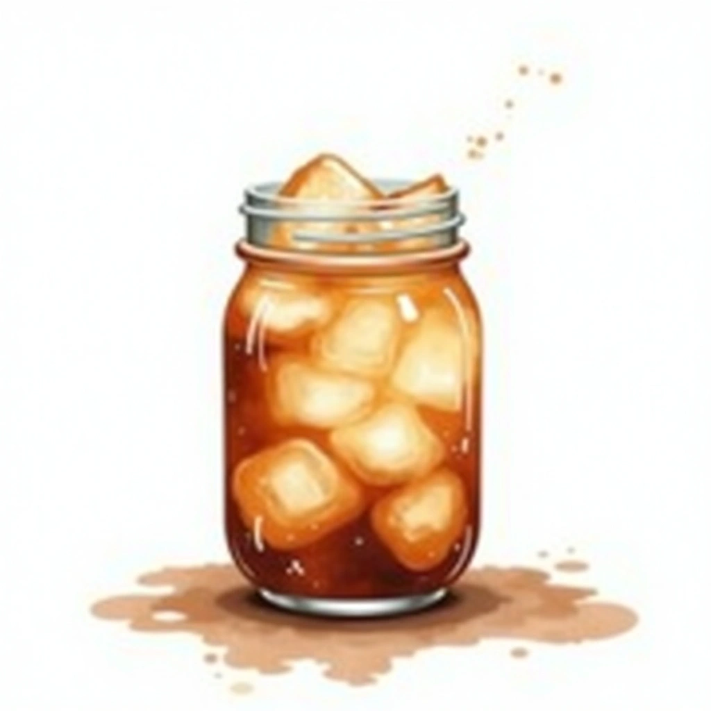 Oatmeal Cookie cocktail in a mason jar — made with Kahlua, Baileys Irish Cream, and Butterscotch schnapps