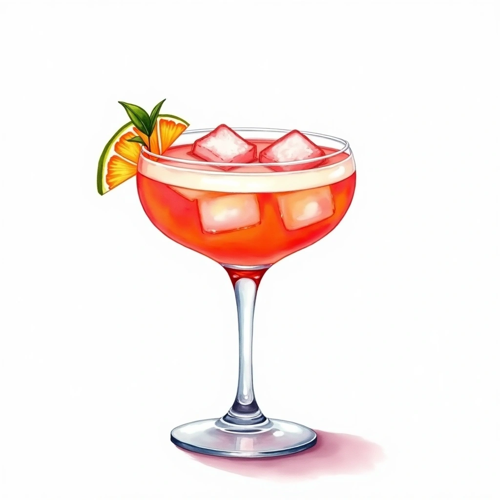 Pink Penocha cocktail in a punch bowl — made with Everclear, Vodka, and Peach schnapps
