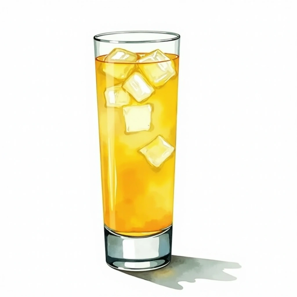 Royal Gin Fizz cocktail in a highball glass — made with Gin, Lemon, and Powdered sugar