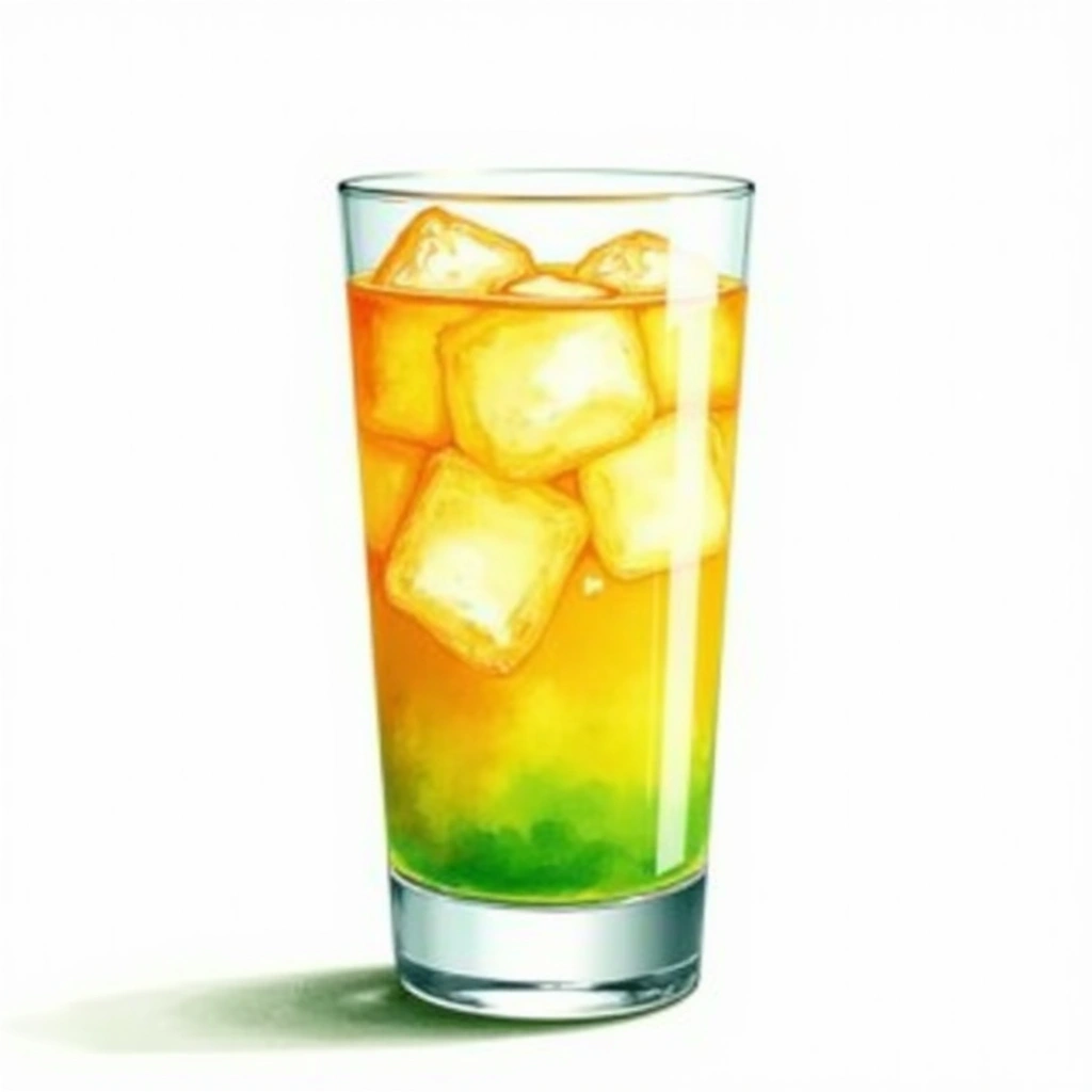 Rum Cooler cocktail in a collins glass — made with Rum, Lemon-lime soda, and Lemon