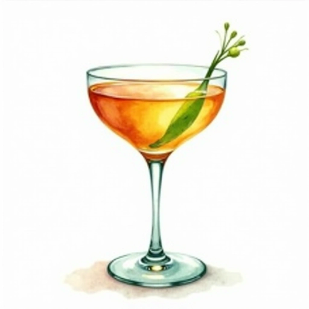 Spice 75 cocktail in a wine glass — made with Sugar, Allspice, and Rum