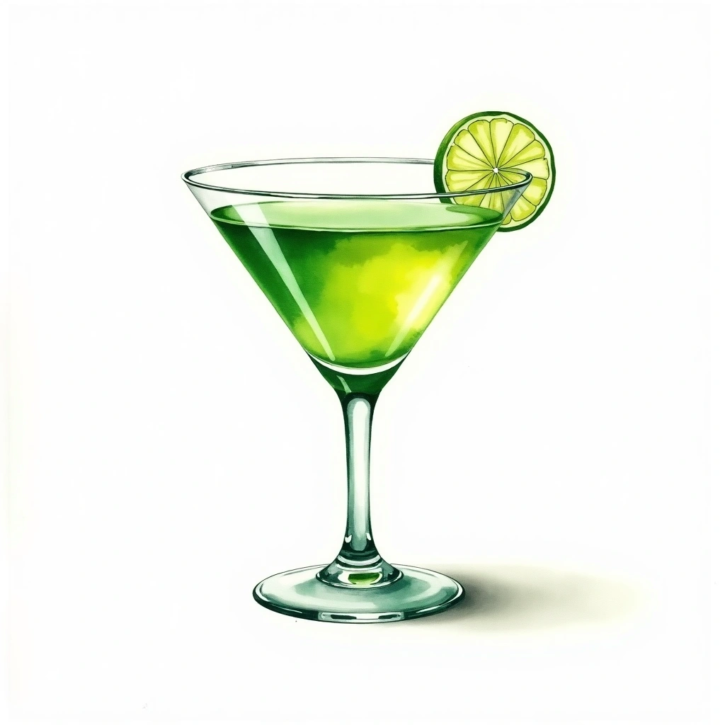 The Last Word cocktail in a cocktail glass — made with Green Chartreuse, maraschino liqueur, and Lime juice