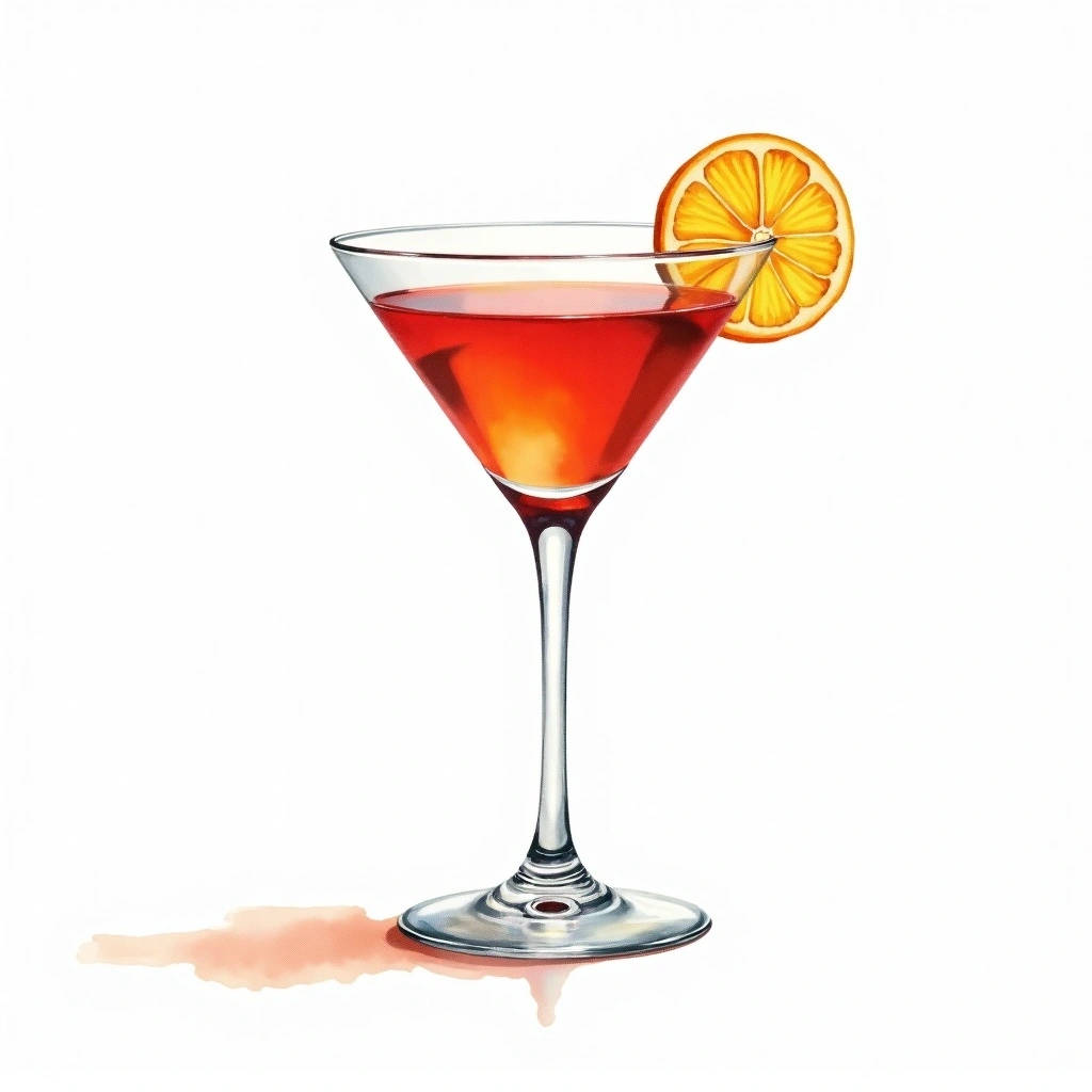 Tuxedo Cocktail cocktail in a cocktail glass — made with Dry Vermouth, Gin, and maraschino liqueur