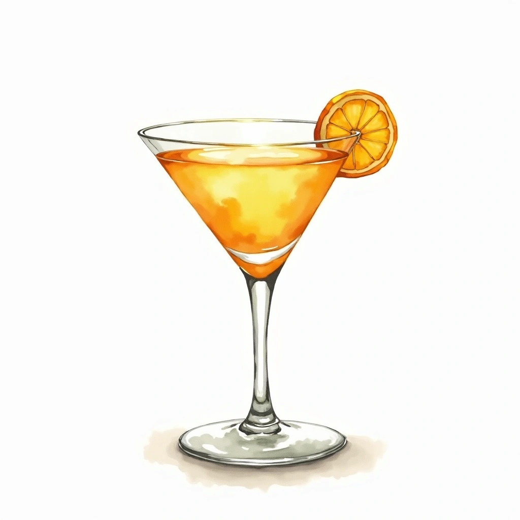 Vesper cocktail in a cocktail glass — made with Gin, Vodka, and Lillet Blanc
