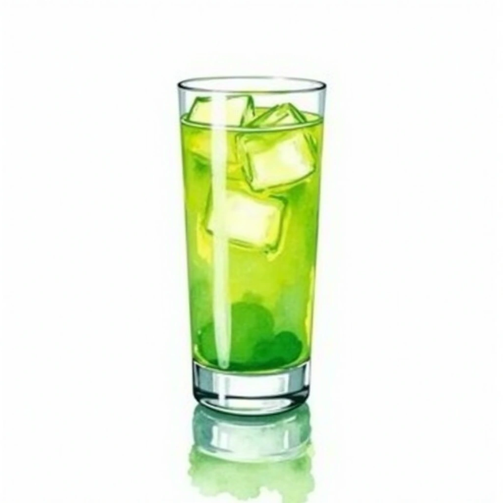 Wine Cooler cocktail in a collins glass — made with Red wine, Lemon-lime soda, and Ice