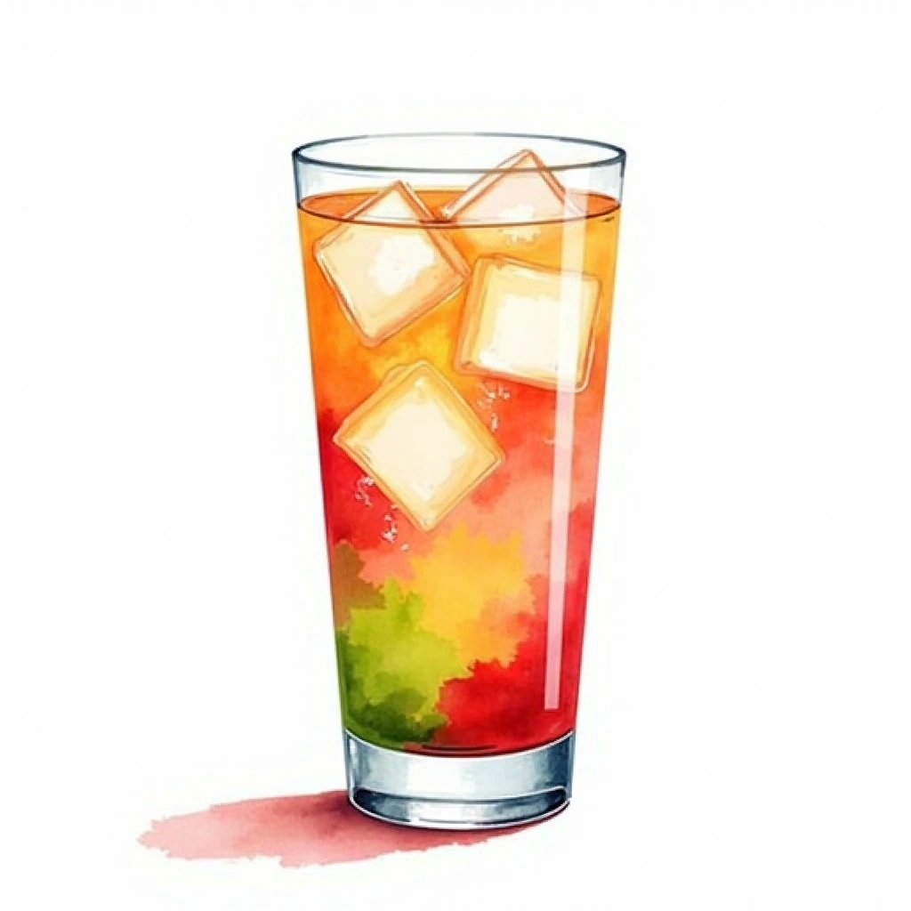 Winter Rita cocktail in a highball glass — made with Tequila, Campari, and Lime juice