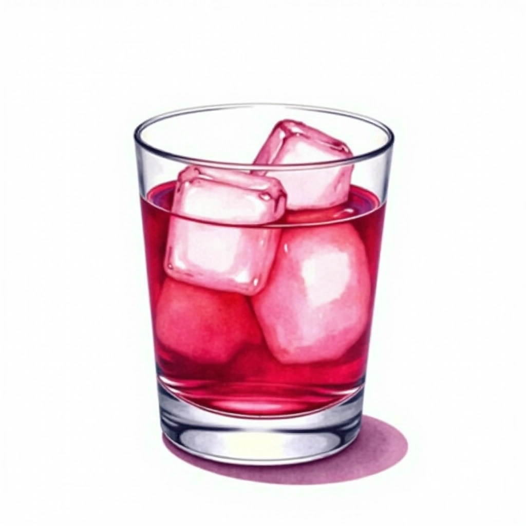 Zipperhead cocktail in a whiskey sour glass — made with Chambord Raspberry Liqueur, Vodka, and Soda Water