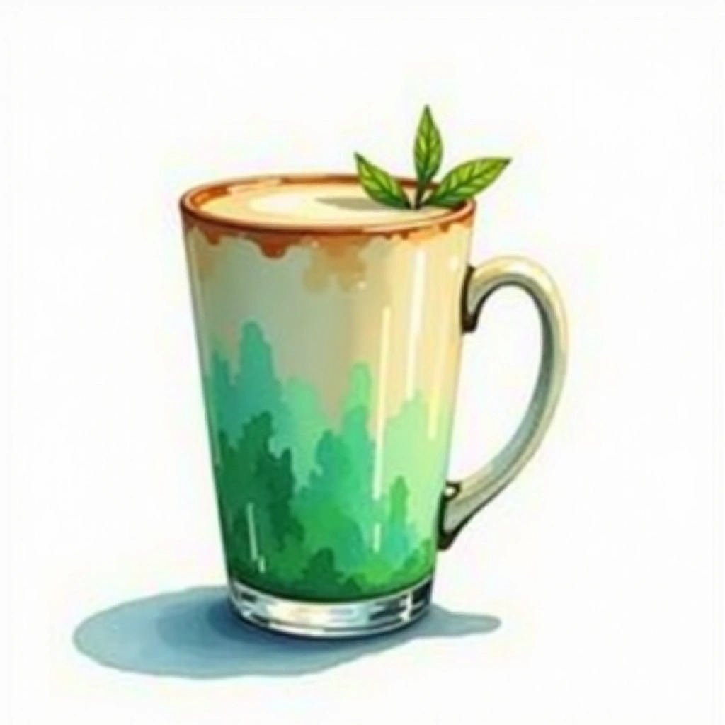 Zorro cocktail in a coffee mug — made with Sambuca, Baileys Irish Cream, and White Creme de Menthe
