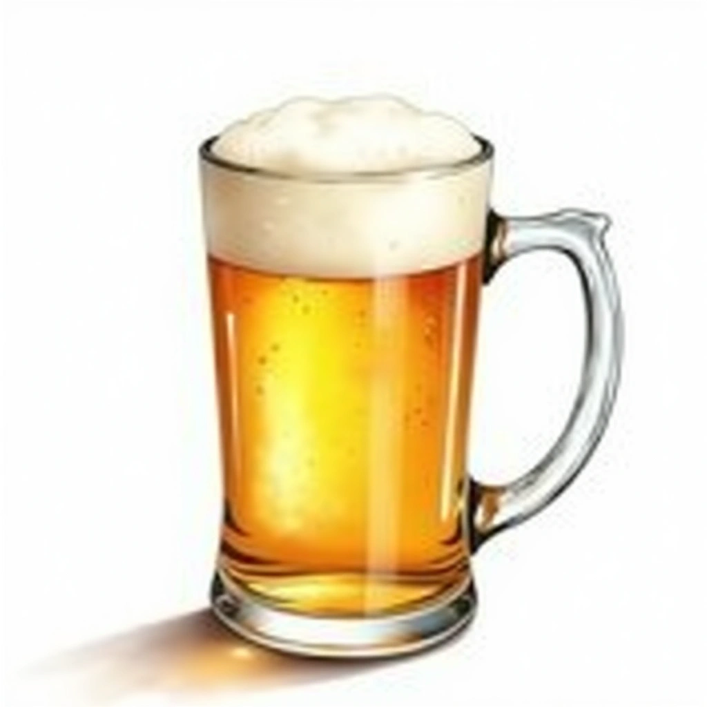 Beer mug — cocktail glass type