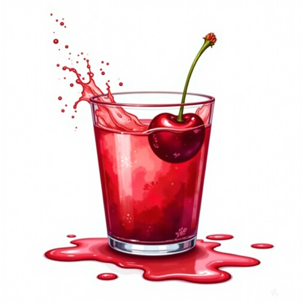Cherry Juice — juice used in cocktails