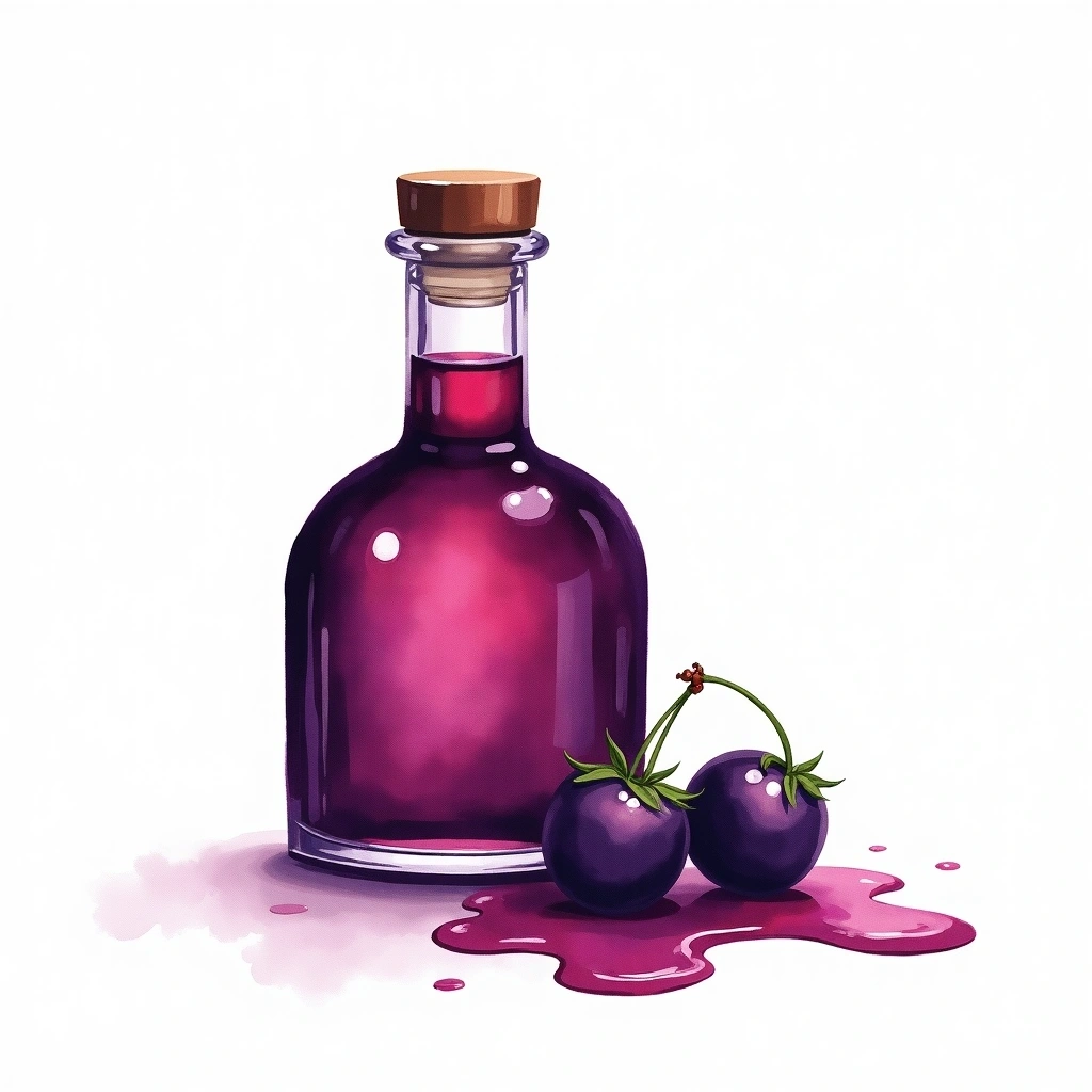 Creme De Cassis — liqueur used in cocktails