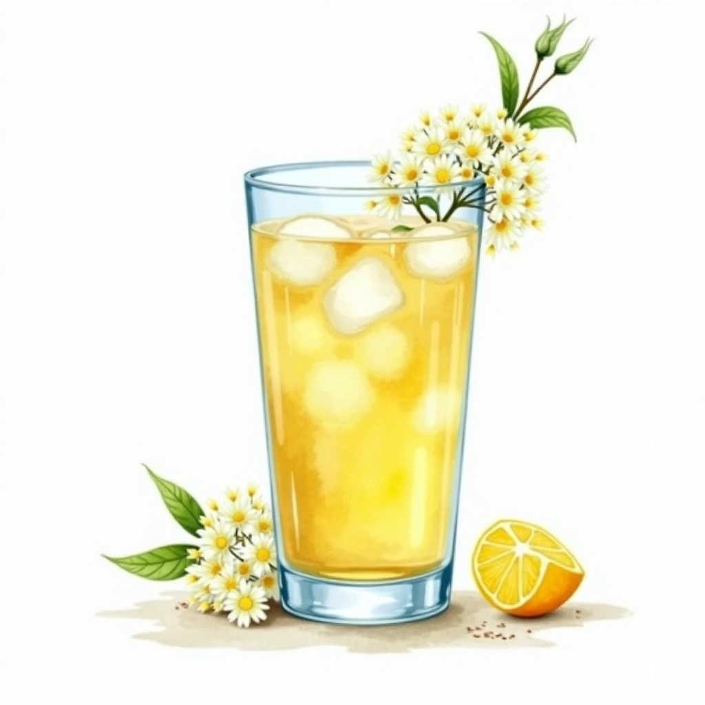 Elderflower cordial — mixer used in cocktails